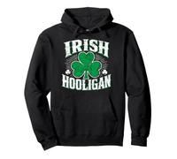 Motif trèfle Irlandais Hooligan Vieilli pour Les Tons foncés Sweat à Capuche