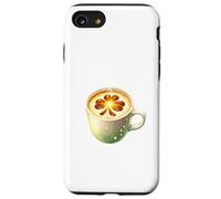 Motif trèfle Porte-Bonheur Latte Glow Coque pour iPhone SE (2020) / 7/8