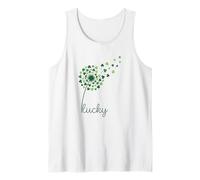 Motif trèfle Porte-Bonheur, Motif Pissenlit St Patrick Débardeur