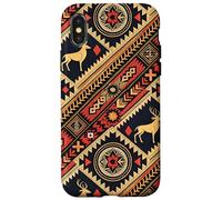 Motif Tribal, Art cerf, décoration bohème, géométrique Coque pour iPhone X/XS