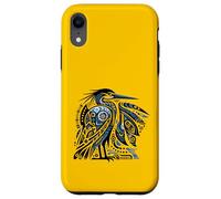 Motif Tribal Bleu héron et Oiseau de mer Coque pour iPhone XR