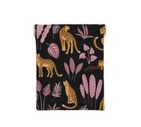 Motif Tropical léopard, Sac de Rangement pour Femmes, Portefeuille supérieur à Presser, Petit Porte-Monnaie, Pochette de Changement
