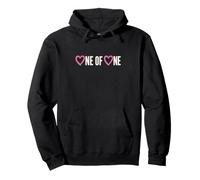 Motif Typographie en Forme de cœur Sweat à Capuche