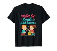 Motif Vacances en Famille Miles of Smiles and Snacks T-Shirt