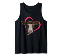 Motif vache de veau mignon, j'aime les vaches. I Love Cows. Débardeur