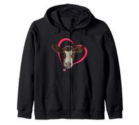 Motif vache de veau mignon, j'aime les vaches. I Love Cows. Sweat à Capuche
