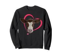 Motif vache de veau mignon, j'aime les vaches. I Love Cows. Sweatshirt