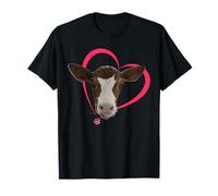 Motif vache de veau mignon, j'aime les vaches. I Love Cows. T-Shirt