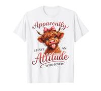 Motif Vache des Highlands Mignon et Impertinent T-Shirt