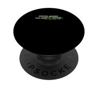Motif vert Keep It Moving PopSockets PopGrip Adhésif