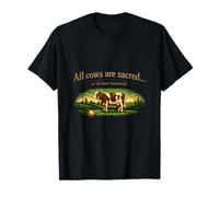 Motif Vintage All Cows are Sacred Farm Pride T-Shirt
