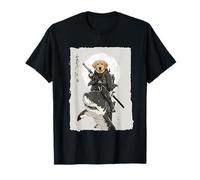 Motif Vintage pour Homme Samurai Golden Retriever Dog Lover T-Shirt