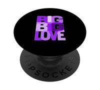 Motif Violet Big-Big-Love PopSockets PopGrip Adhésif