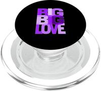 Motif Violet Big-Big-Love PopSockets PopGrip pour MagSafe