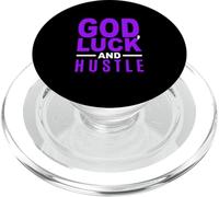 Motif Violet Dieu, Luck and Hustle PopSockets PopGrip pour MagSafe