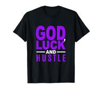 Motif Violet Dieu, Luck and Hustle T-Shirt