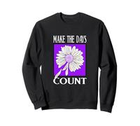 Motif Violet « Don't Count The Days » Sweatshirt