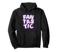 Motif violet fantastique Sweat à Capuche