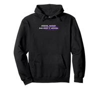 Motif violet Keep It Moving Sweat à Capuche
