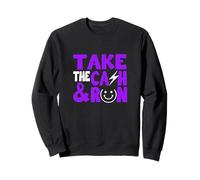 Motif Violet Take The Cash & Run Violet Sweatshirt