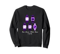 Motif Violet The Time I'm on Violet Sweatshirt