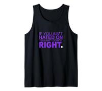 Motif Violet « You Can Hate Me Now » Débardeur