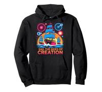 Motif Voile Fluo The Skies of Creation Sweat à Capuche