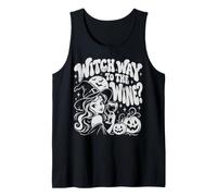 Motif Witch Way to The Wine Halloween Débardeur