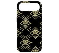 Motif Yeux Maléfiques Noir Talisman Oeil du Troisième Chakra Coque pour iPhone Air