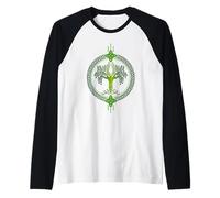 Motif yggdrasill ou Viking pour Arbre de Vie Celtique Manche Raglan