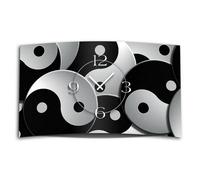 Motif Yin Yang Horloge murale design moderne horloge murale silencieuse sans tic-tac DIXTIME 3DS-0321