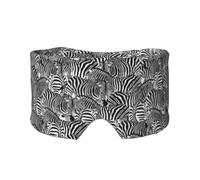 Motif zèbre sans couture, animal de la savane,Masque pour les yeux bloquant la lumière Cache-yeux et cache-oreilles pour le sommeil