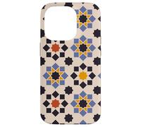 Motif zellige marocain Maroc algérie Mignon Arabe marocain Coque pour iPhone 14 Pro