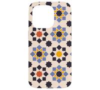 Motif zellige marocain Maroc algérie Mignon Arabe marocain Coque pour iPhone 15 Pro