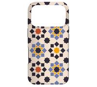 Motif zellige marocain Maroc algérie Mignon Arabe marocain Coque pour iPhone 17 Pro