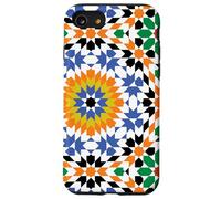 Motif zellige marocain Maroc algérie Mignon Arabe marocain Coque pour iPhone SE (2020) / 7/8