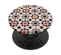 Motif zellige marocain Maroc algérie Mignon Arabe marocain PopSockets PopGrip Adhésif