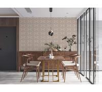 Motifs Abstraits Dans Le Style Rétro - Beige, Crème, Greige