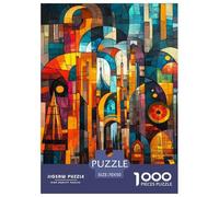 Motifs artistiques Puzzles pour Adultes 1000 Pièces Motifs créatifs Cadeaux d'anniversaire pour Noël Décoration Intérieure Jeu De Défi Familial Jeux Éducatifs Relaxation Et Sagesse 70x50cm/1000pcs
