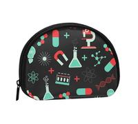 Motifs de Chimie et de Science Verte, Petite Trousse de Rangement pour Serviettes hygiéniques et cosmétiques pour Femmes