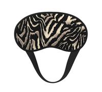Motifs de peau de zèbre noir,Masques de sommeil occultants, cache-yeux couvrants, masques de sommeil anti-lumière