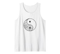 Motifs de Signes Yin et Yang Débardeur