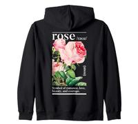 Motifs Floraux - Larose, Symbole d'amour Sweat à Capuche