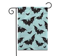 Motifs Gothiques Colorés Pour Halloween, Chauves-Souris, Symboles Des Fêtes, Style Gothique Mignon Drapeau De Jardin Double Face Drapeau Couleurs Vives Garden Flag Pour Maison Pelouse 30X45Cm