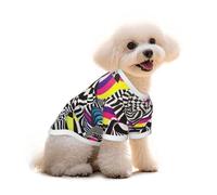 Motifs psychédéliques complexes 1 T-shirt pour chien, gilet pour animal de compagnie et débardeur élastique, pour chiens et chats, pull mignon, respirant, doux, taille M