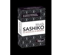 Susan Briscoe – Motifs Sashiko – 52 modèles à broder – 52 cartes + 1 livret