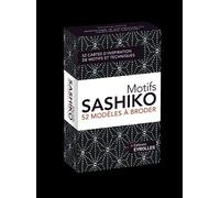 Susan Briscoe – Motifs Sashiko – 52 modèles à broder – 52 cartes + 1 livret