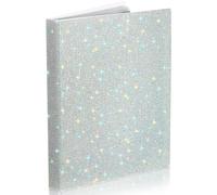 MotiMind Porte-vues Bling Art 22,9 x 30,5 cm avec 40 pochettes en plastique pour œuvres d'art, fournitures scolaires et de bureau, cadeau pour artistes et étudiants (blanc)