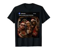 Motion at Your Front Door Trio Christmas Funny Meme Brainrot T-Shirt Graphique avec Valeur