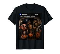 Motion at Your Front Door Trio Halloween Funny Meme Brainrot T-Shirt Graphique avec Valeur